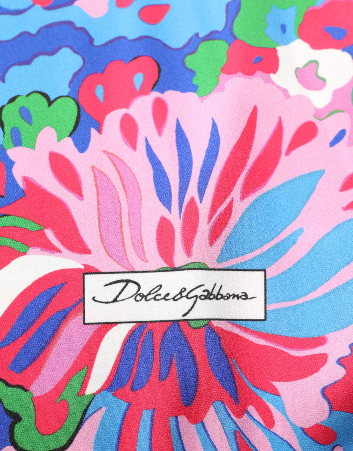 New Dolce & Gabbana Floral Printed Tunic Blouse Top