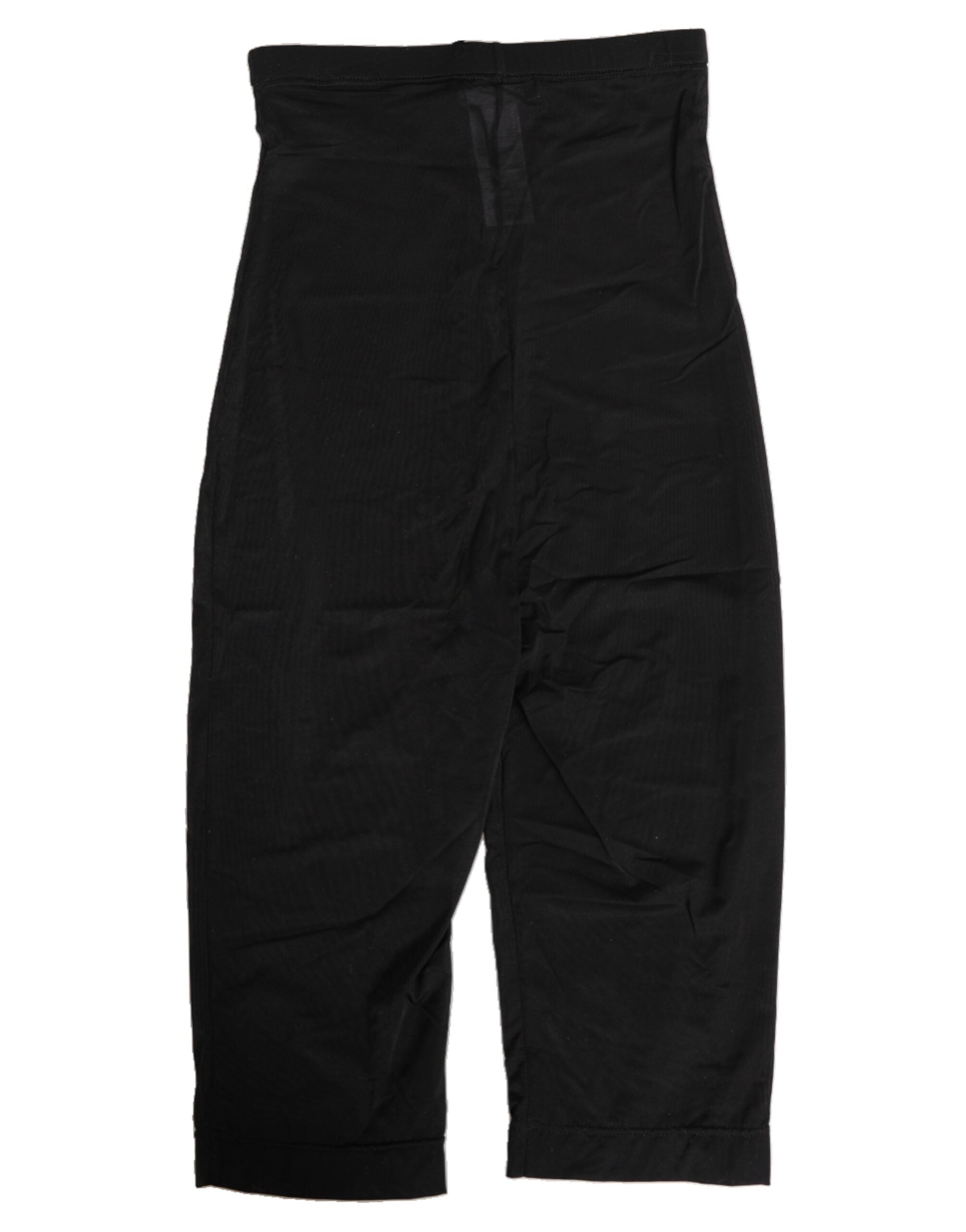 New Dolce & Gabbana Black High Waist Tight Midi Trouser Underwear