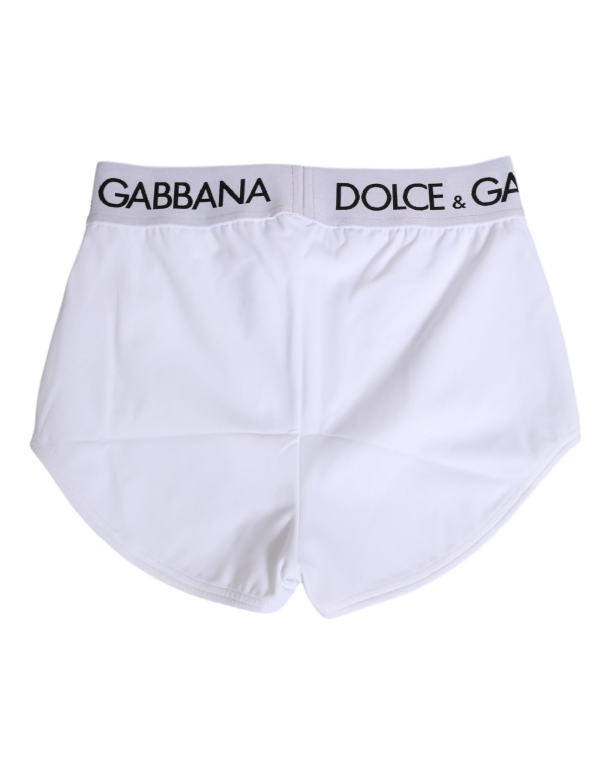 New Dolce & Gabbana White Nylon Logo Waistband Shorts Underwear