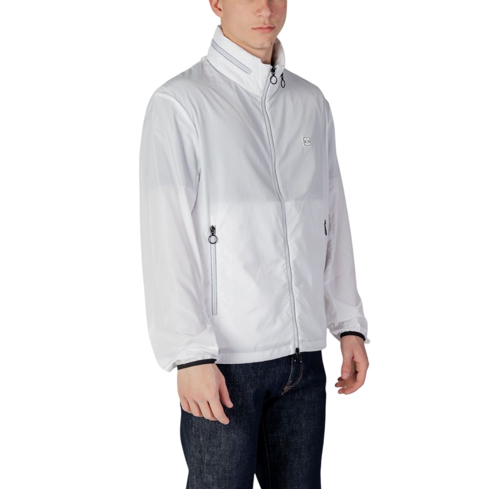 Armani Exchange White Shell Jacket