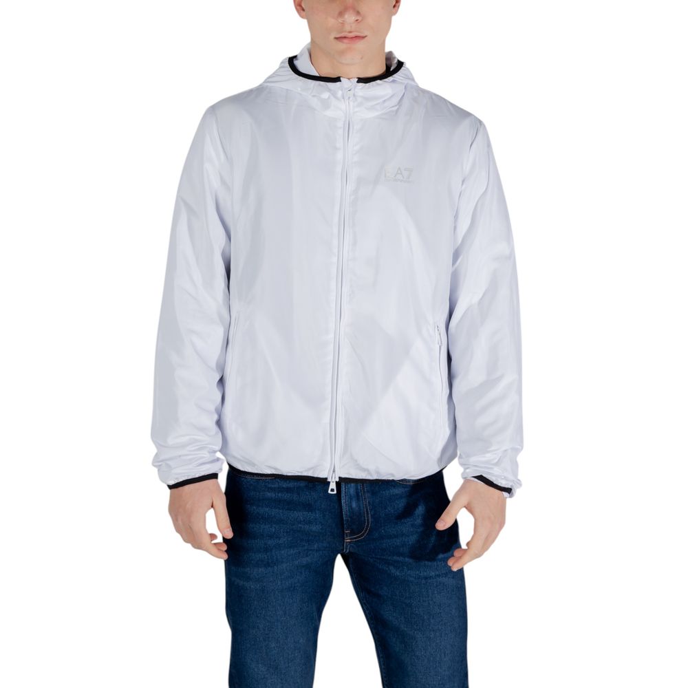 EA7 Emporio Armani White Shell Jacket