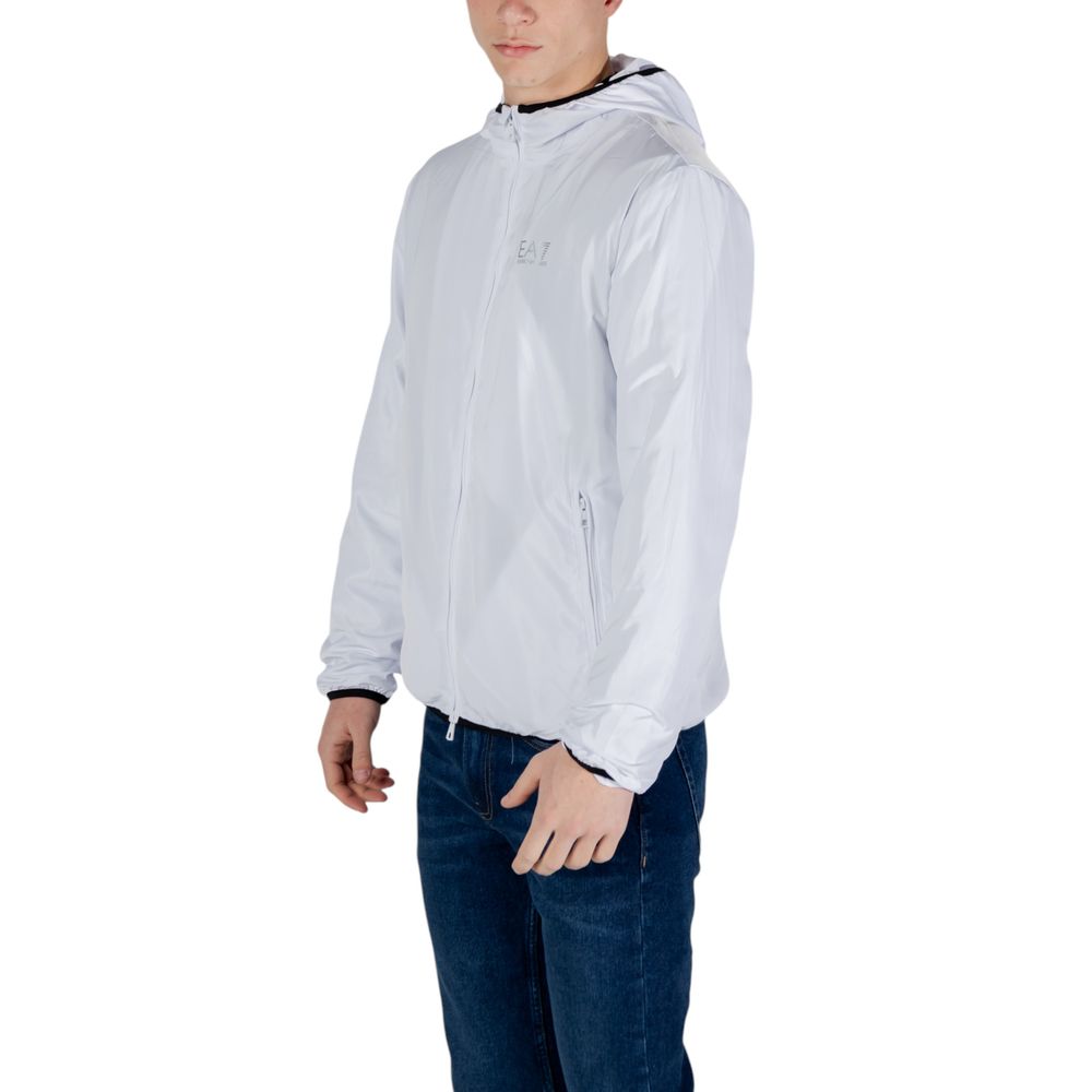EA7 Emporio Armani White Shell Jacket