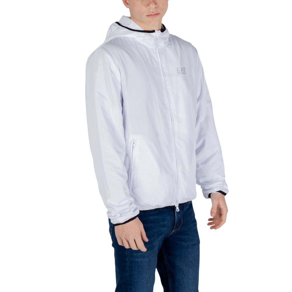 EA7 Emporio Armani White Shell Jacket