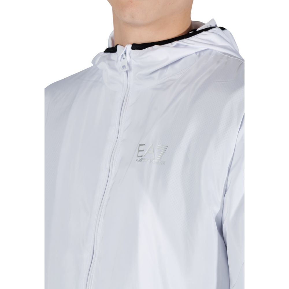 EA7 Emporio Armani White Shell Jacket