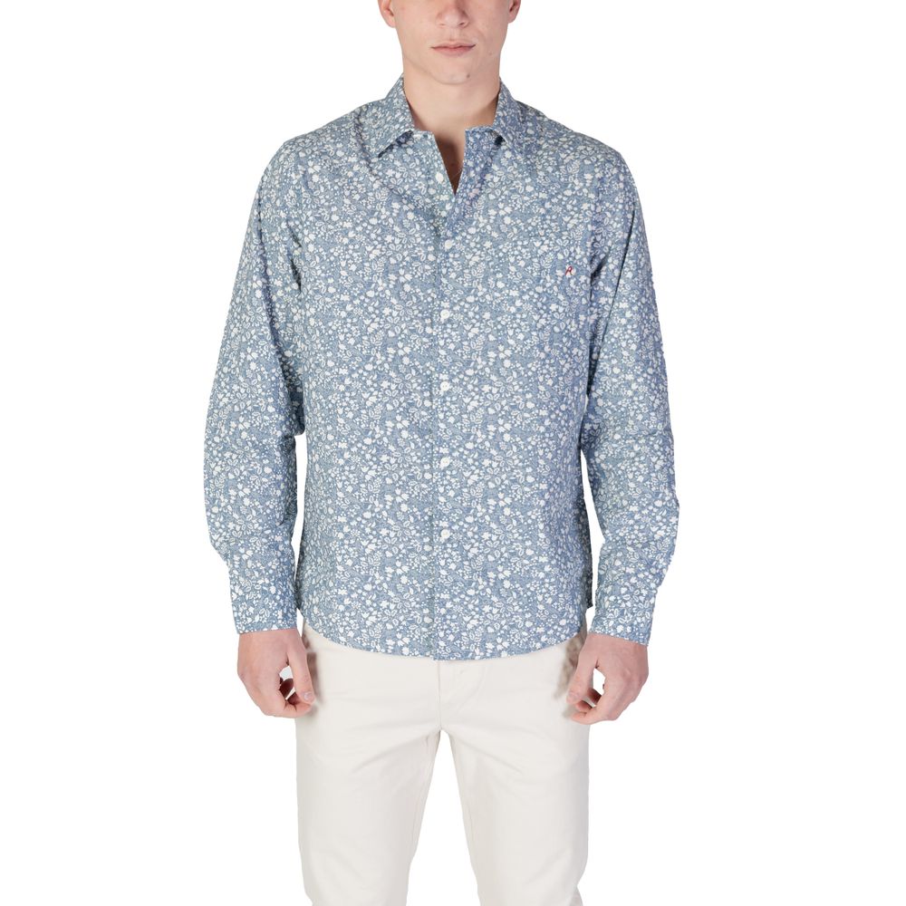 Replay Blue Cotton Shirt