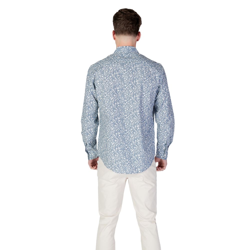 Replay Blue Cotton Shirt