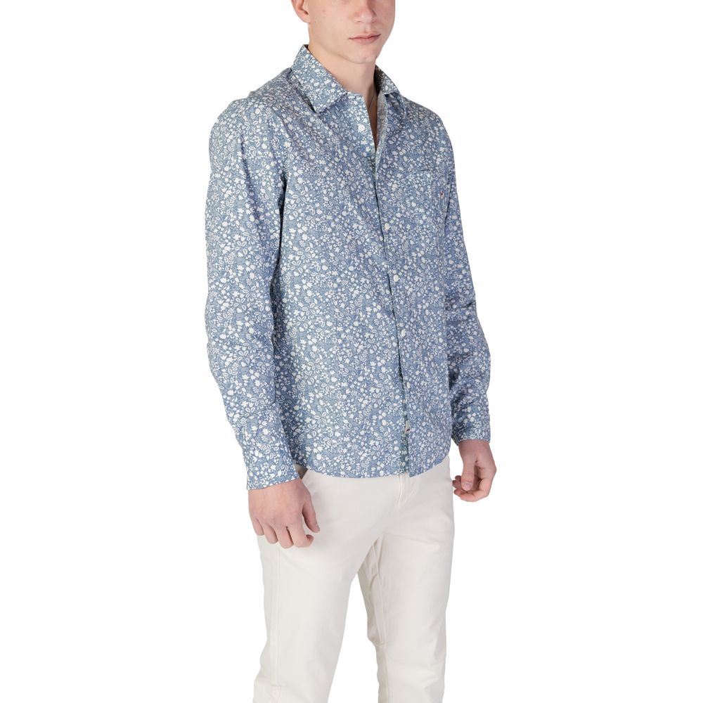 Replay Blue Cotton Shirt