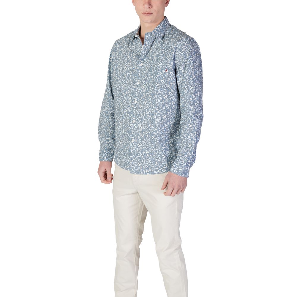 Replay Blue Cotton Shirt