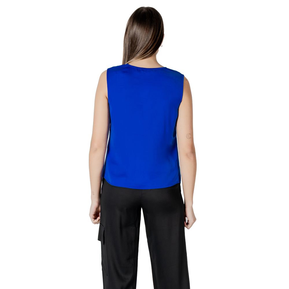 Morgan De Toi Blue Tank Tops