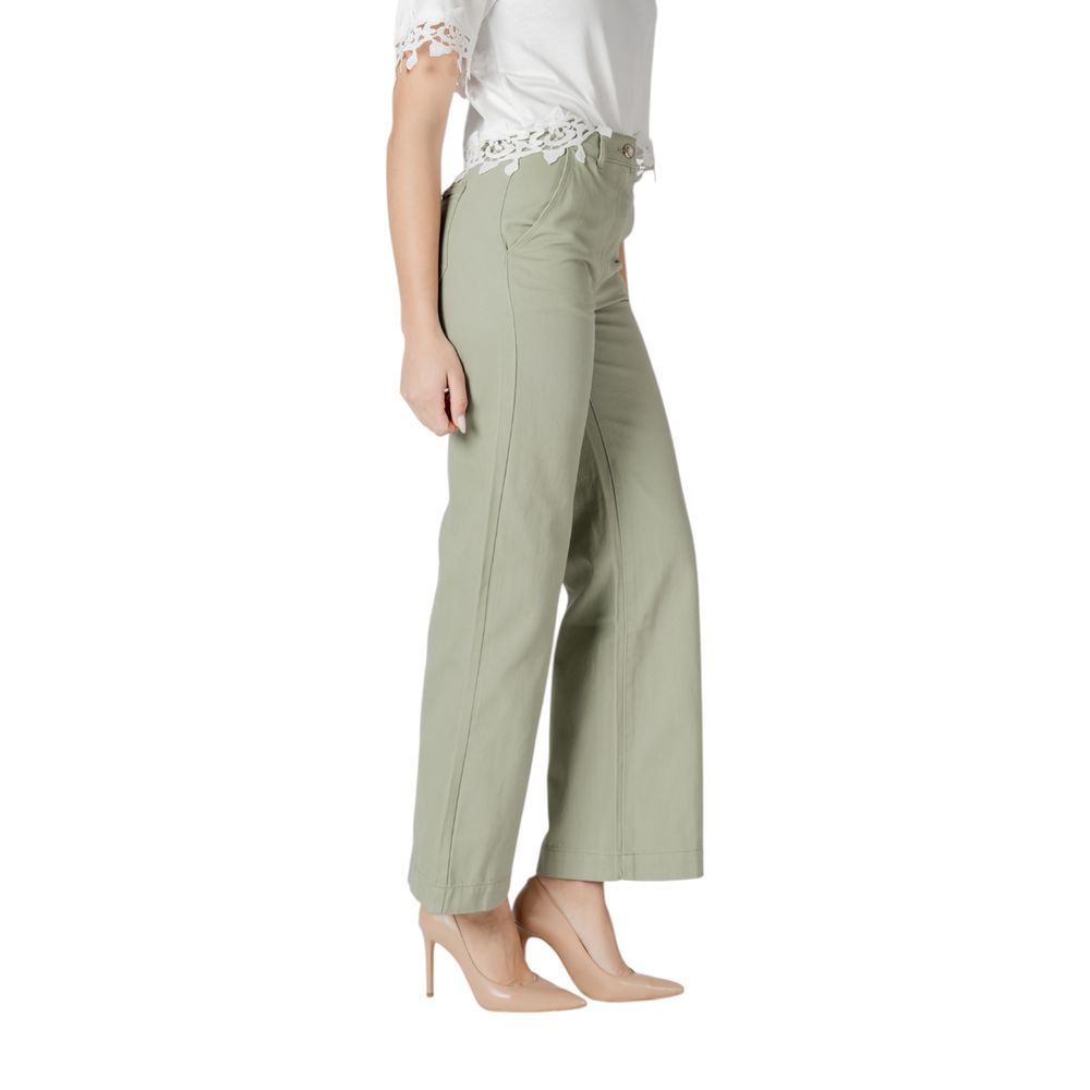 Morgan De Toi Bicolor Cotton Pants