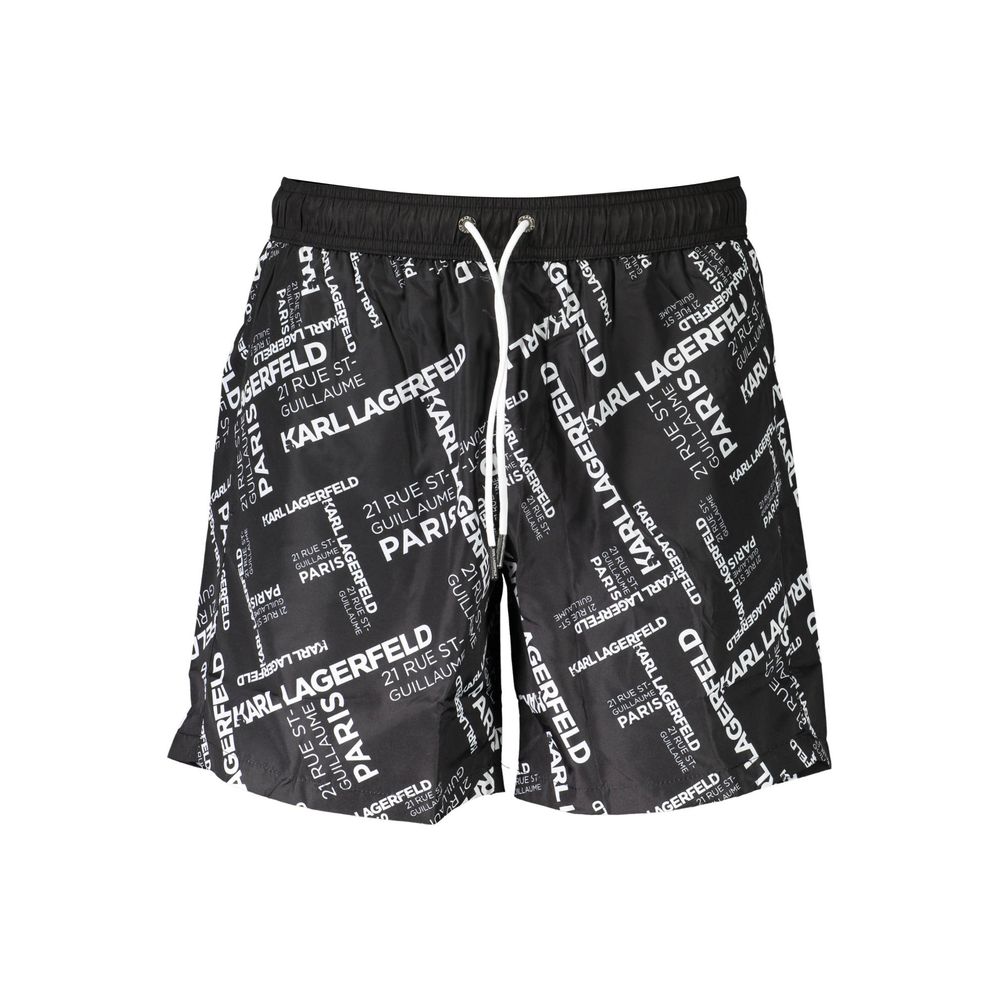 Karl Lagerfeld Black Men's Swim Trunk
