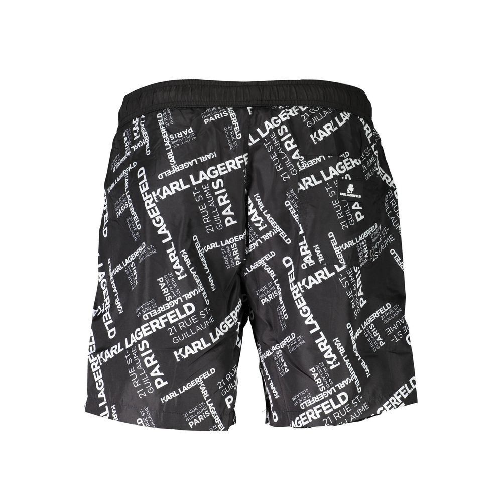 Karl Lagerfeld Black Men's Swim Trunk