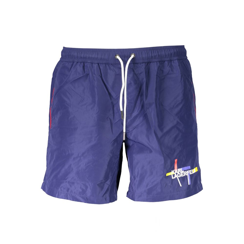 Karl Lagerfeld Blu Men's Swim Boxer