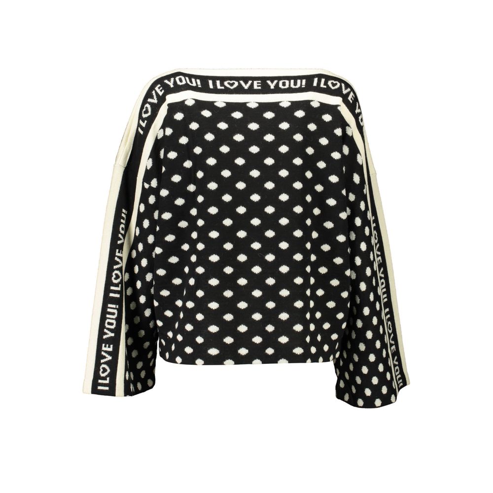 New Blugirl Black Acrylic Women Sweater