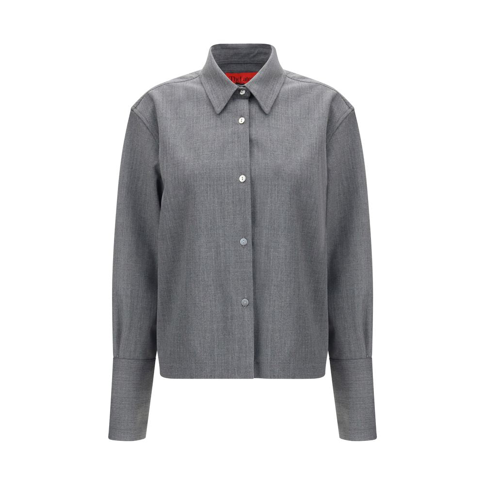 The Latest Gray Wool Shirt