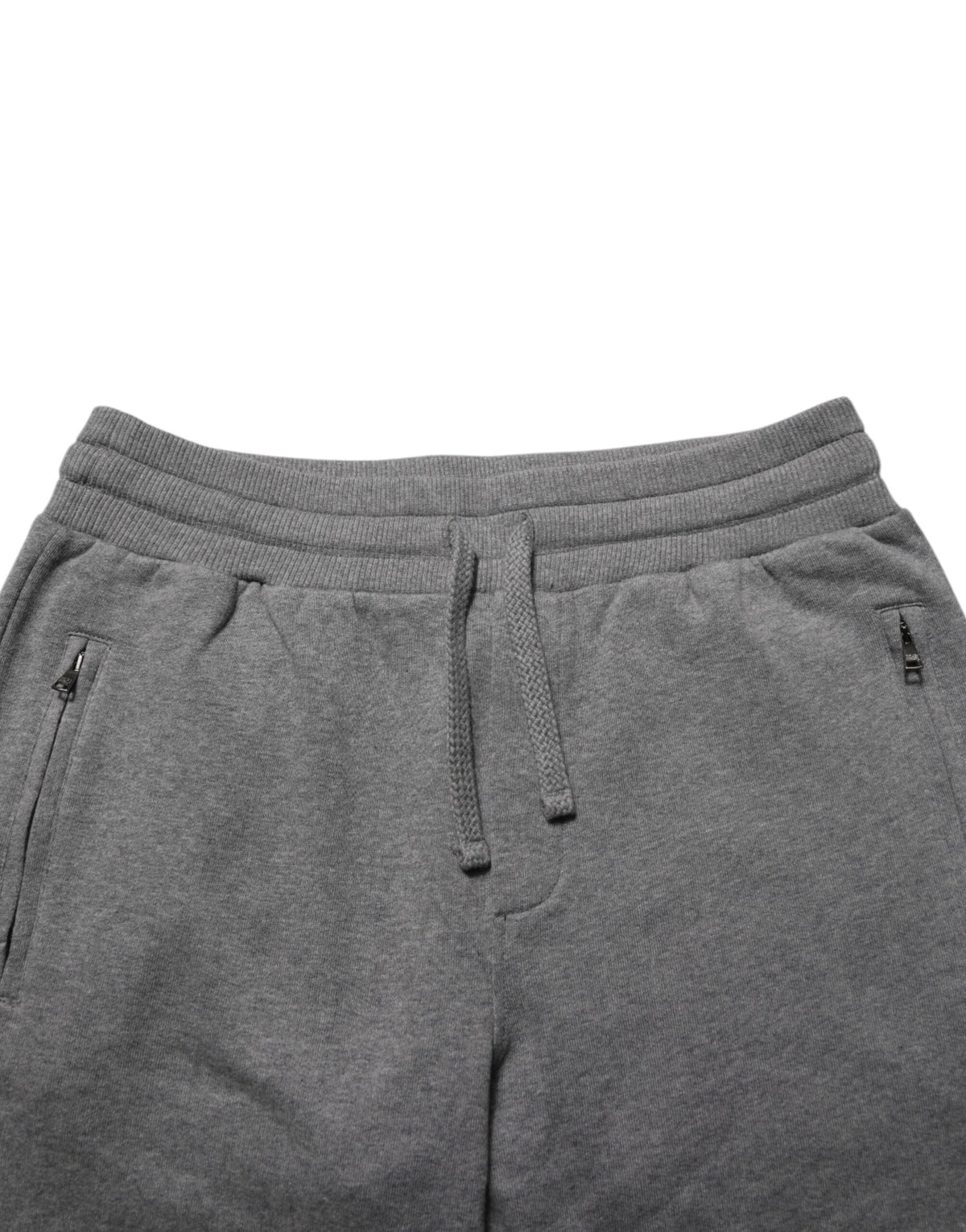 New Dolce & Gabbana Gray Cotton Jogger Sweatpants Trouser Pants