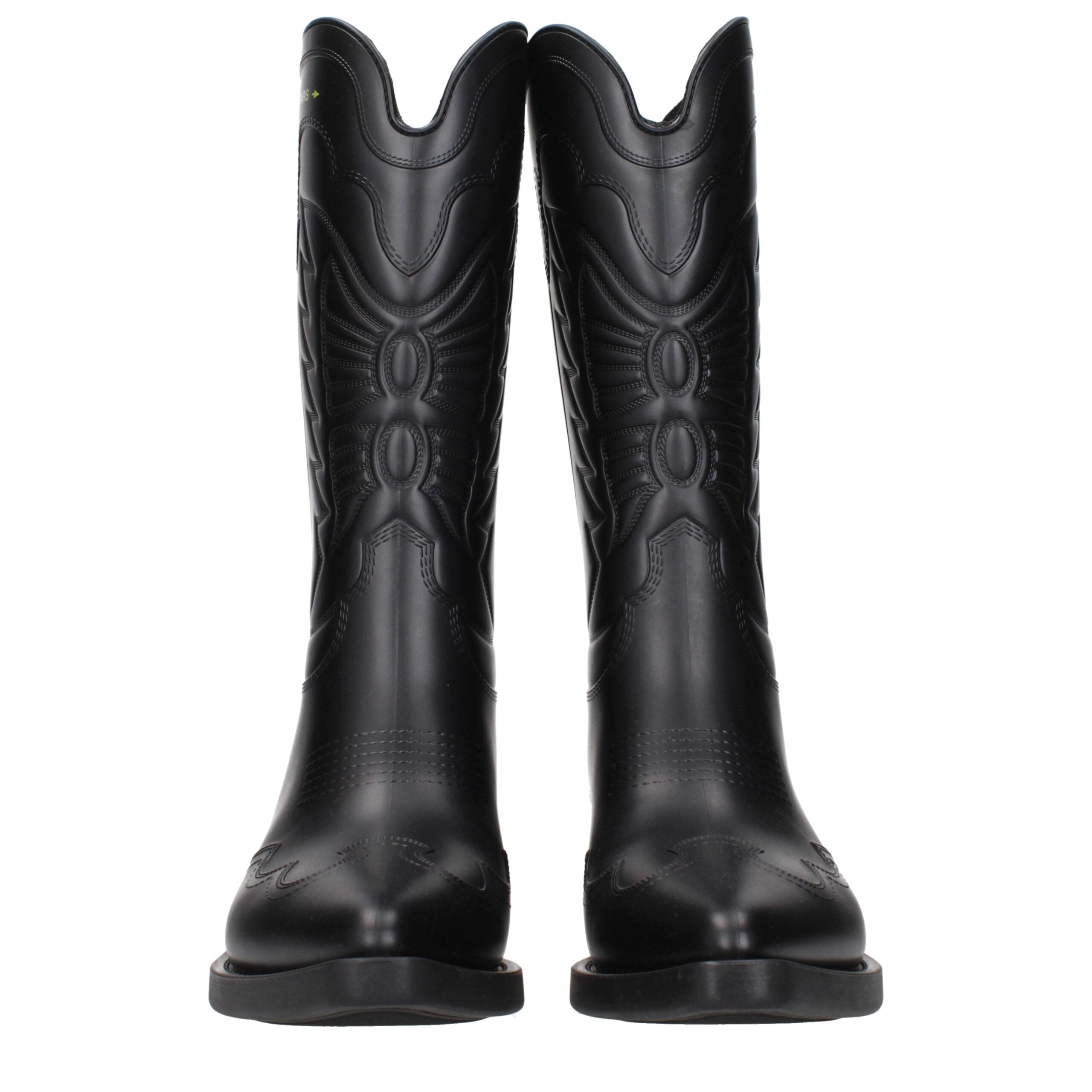 Dior Black Cotton Boots
