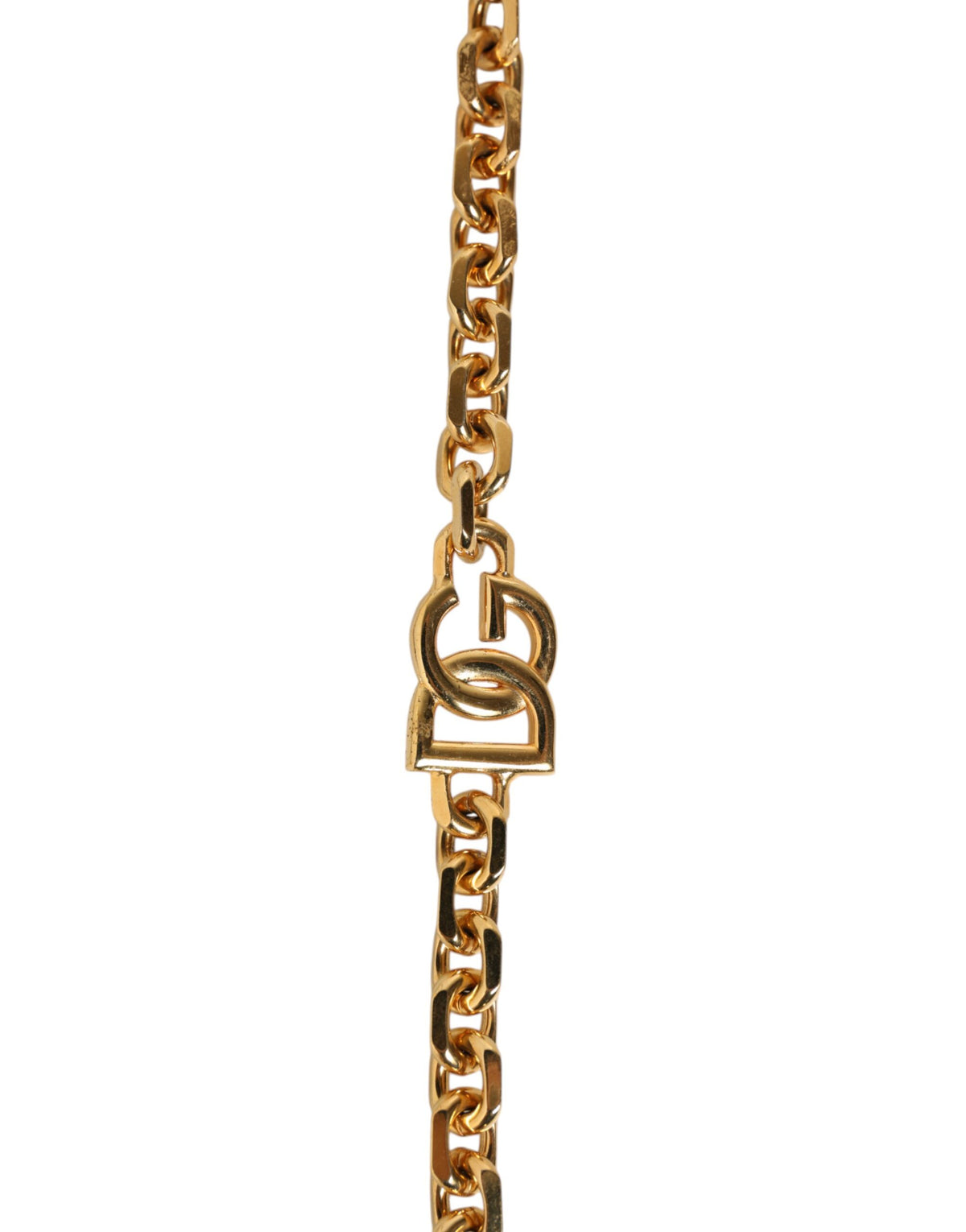 Dolce & Gabbana Black Leather Gold Chain Bag Accessory Shoulder Strap, new with tags – image 2 of 6
