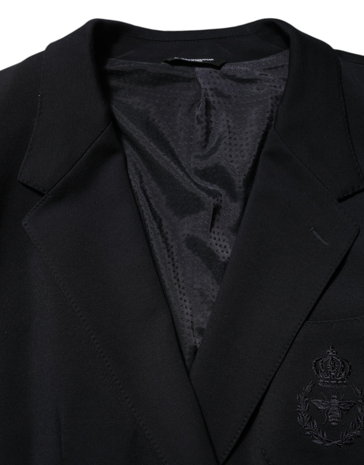 New Dolce & Gabbana Dark Blue 2 Buttons Suit Jacket Blazer