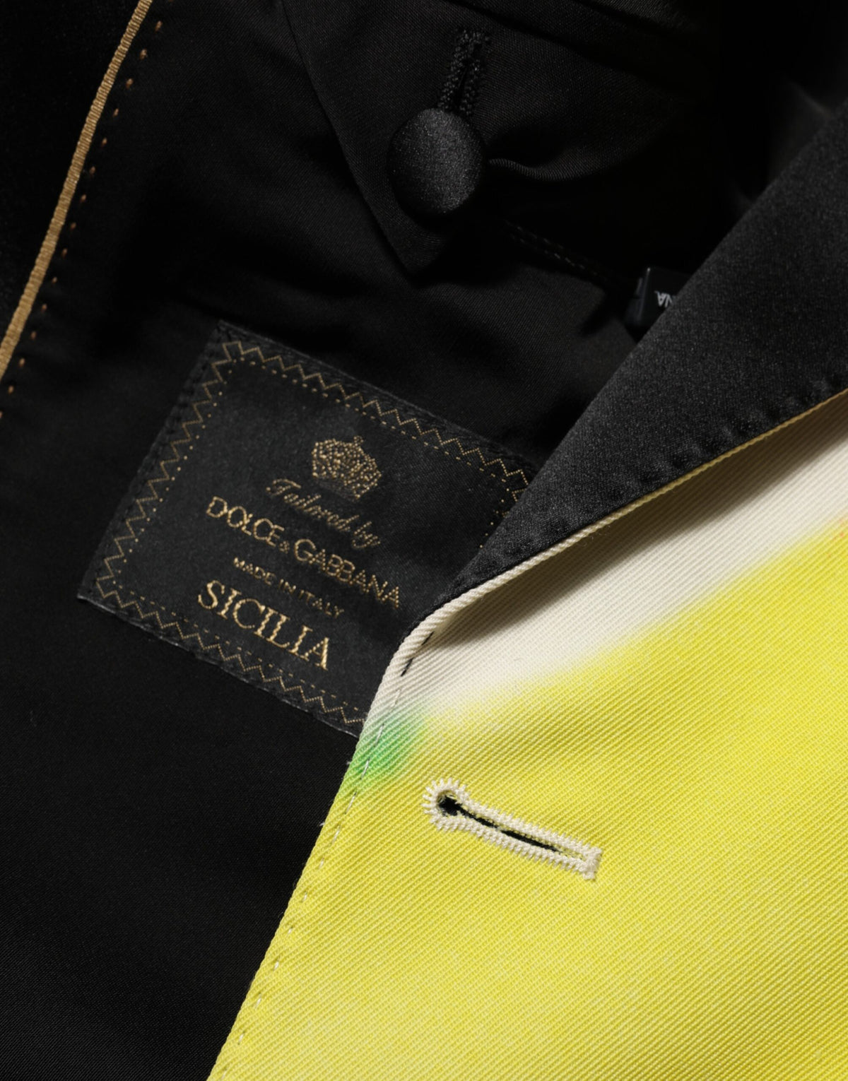 New Dolce & Gabbana Graffiti SICILIA 1 Button Men Suit Blazer