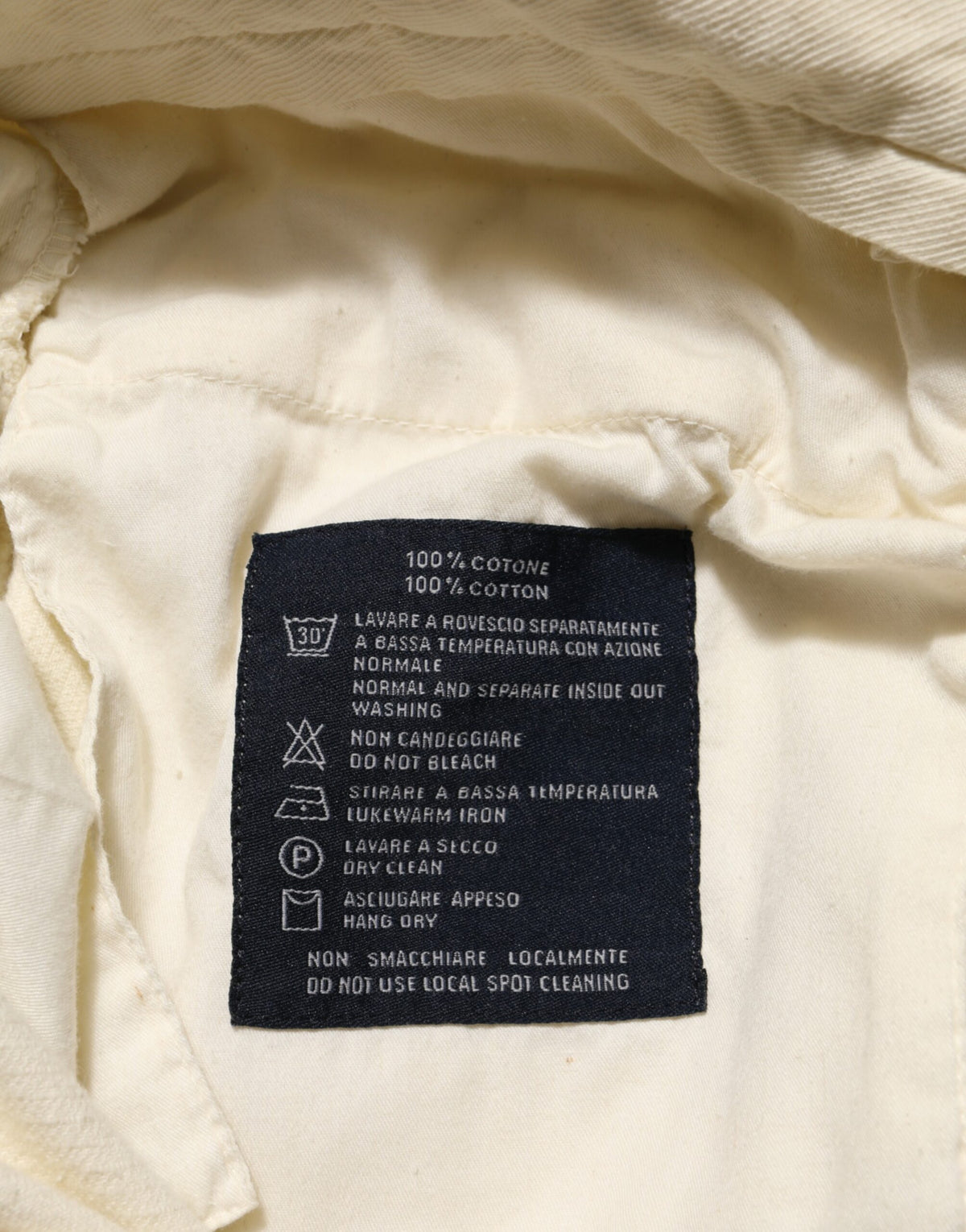 New Burberry Beige Corduroy Cotton Straight Men Trouser Pants