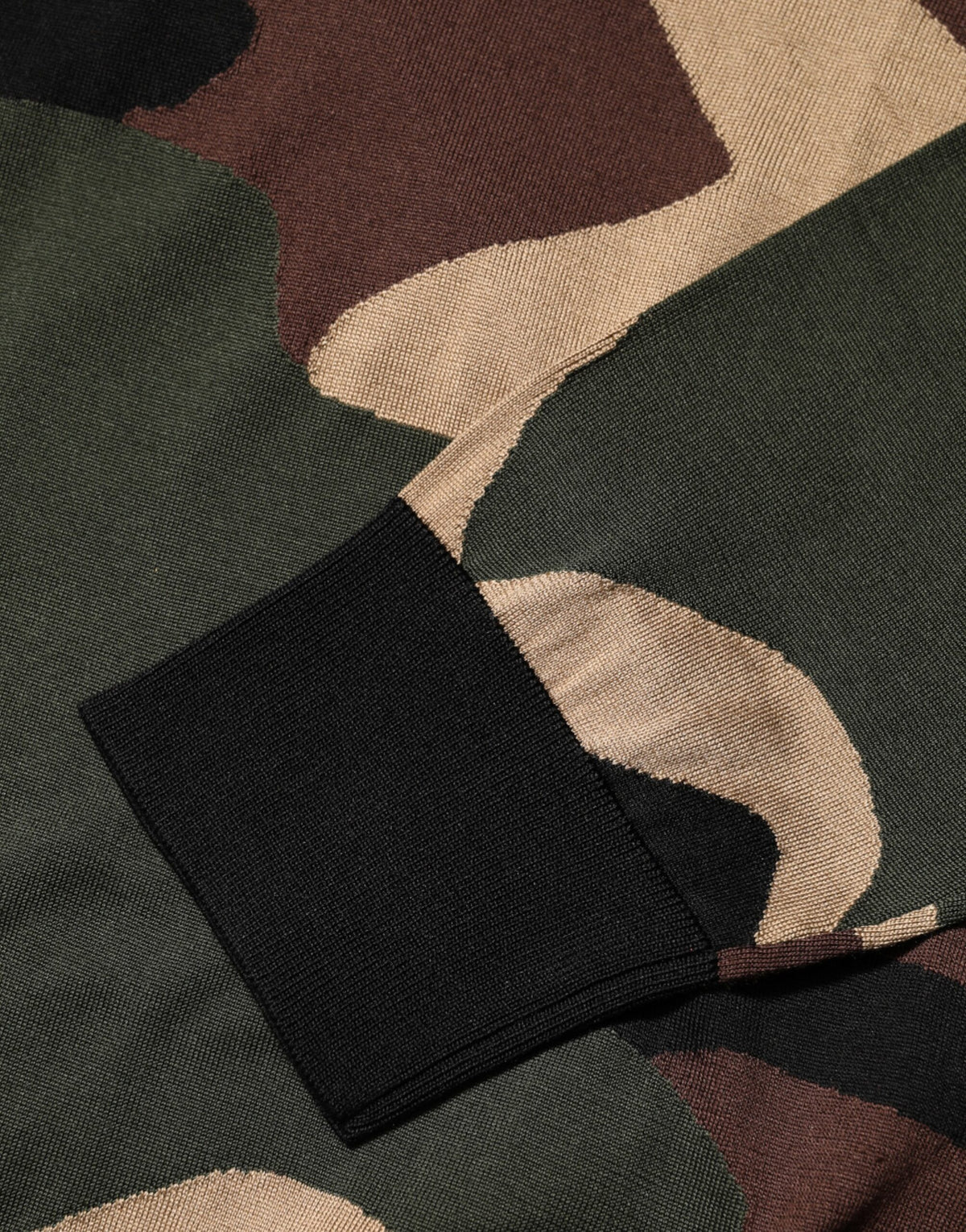 New Dolce & Gabbana Camouflage Crew Neck Men Pullover Sweater