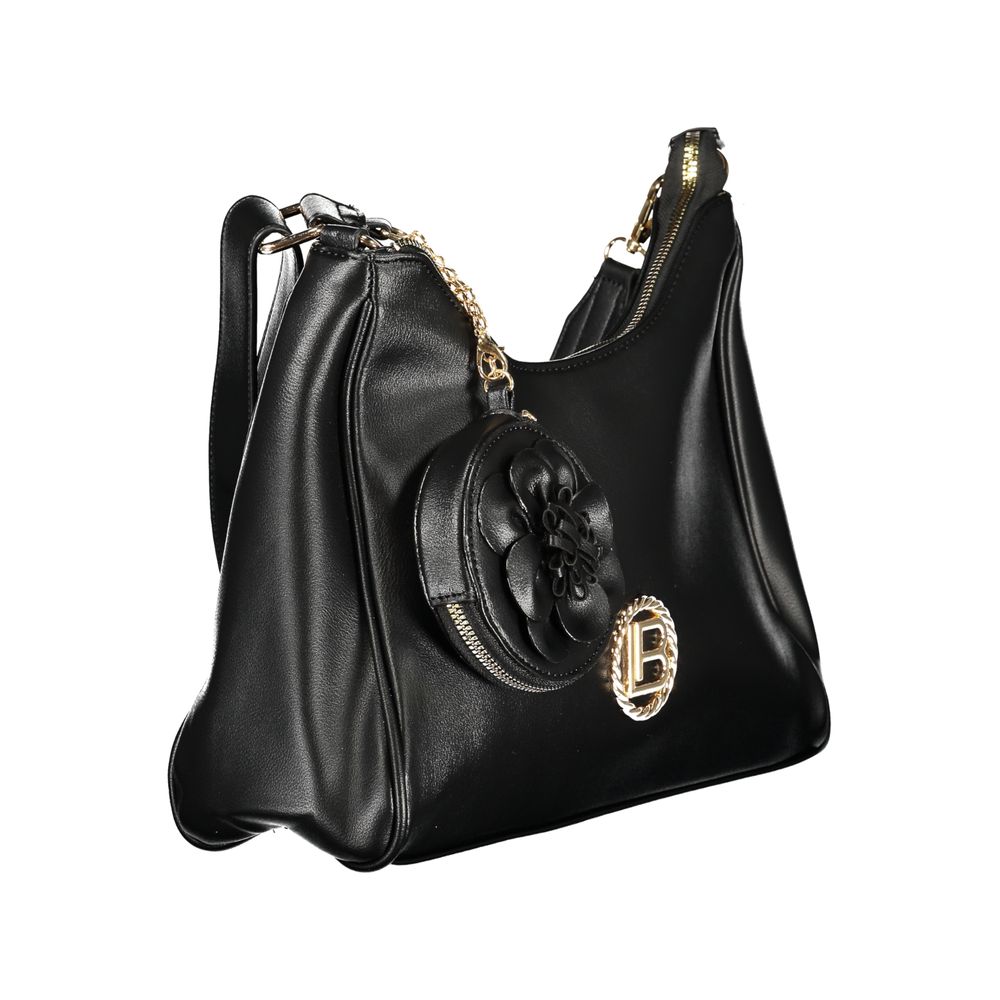 Laura Biagiotti Black PVC Women Handbag