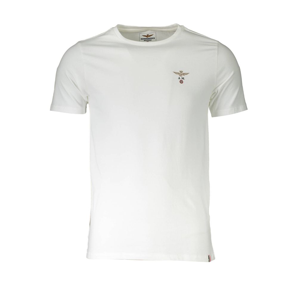 New Aeronautica Militare White Cotton Men's T-Shirt