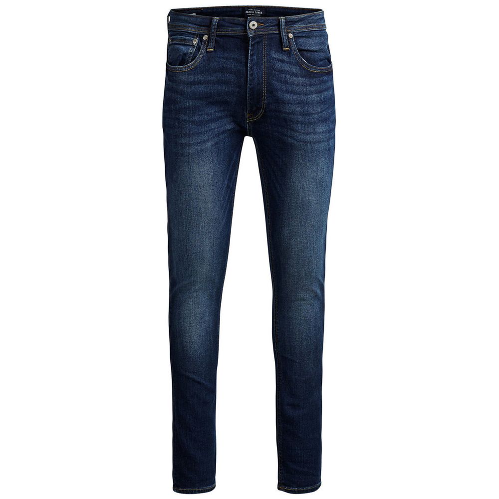 Jack & Jones Blue Cotton Slim Fit Jeans