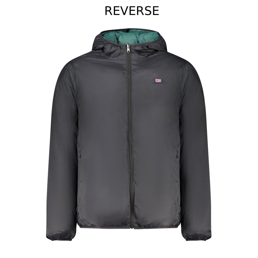 Norway 1963 Black Men's Reversible Jacket
