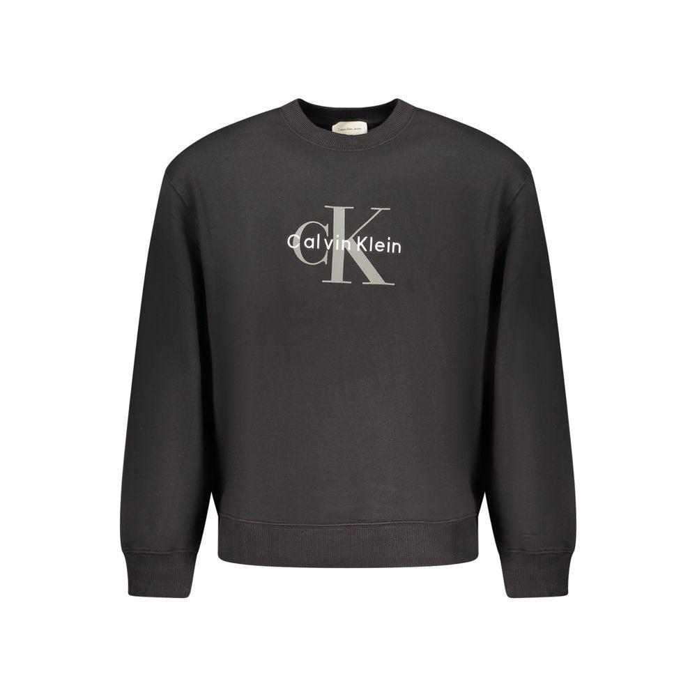 New Calvin Klein Black Cotton Men's Sweatshirt