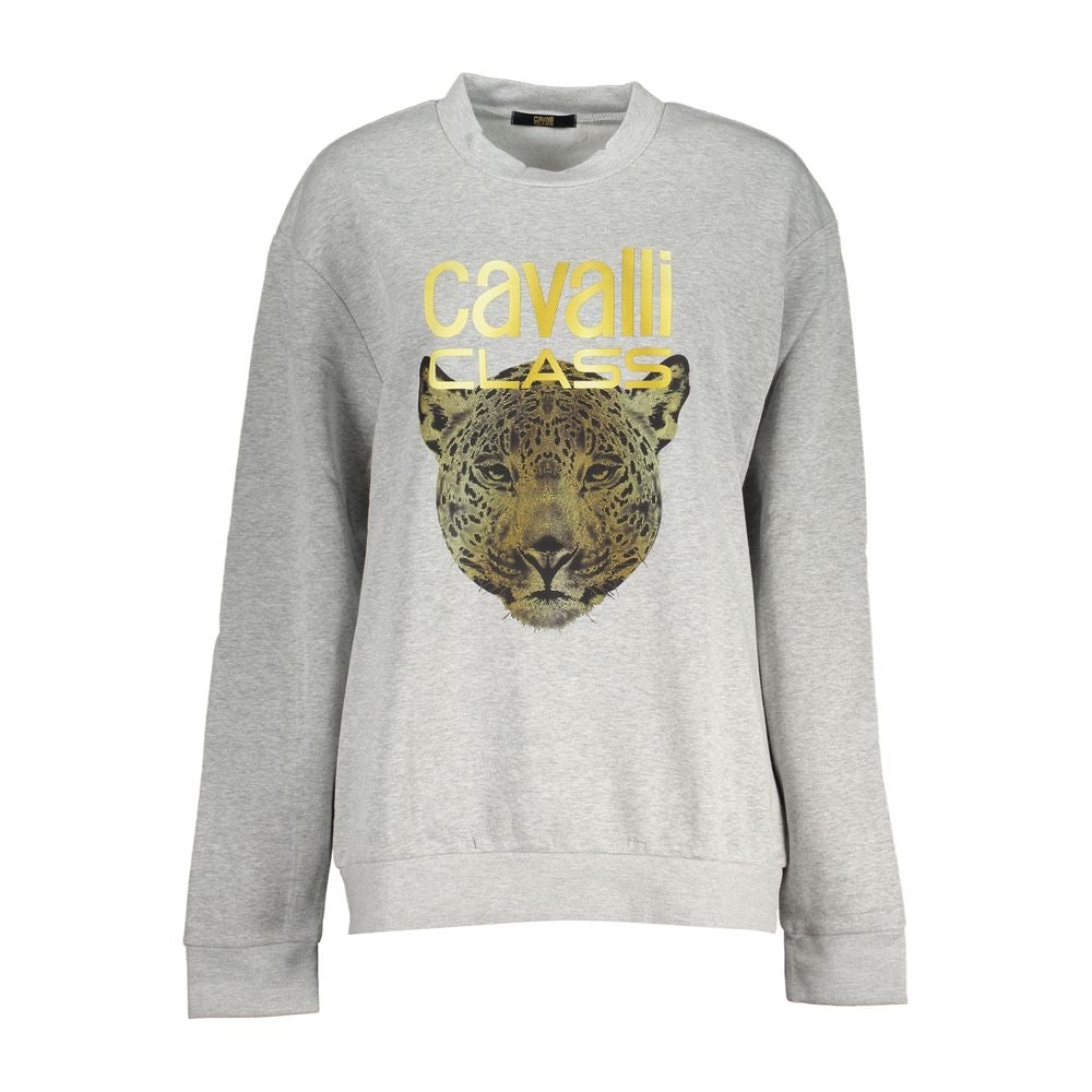 Cavalli Class Grigio Woman Sweatshirt