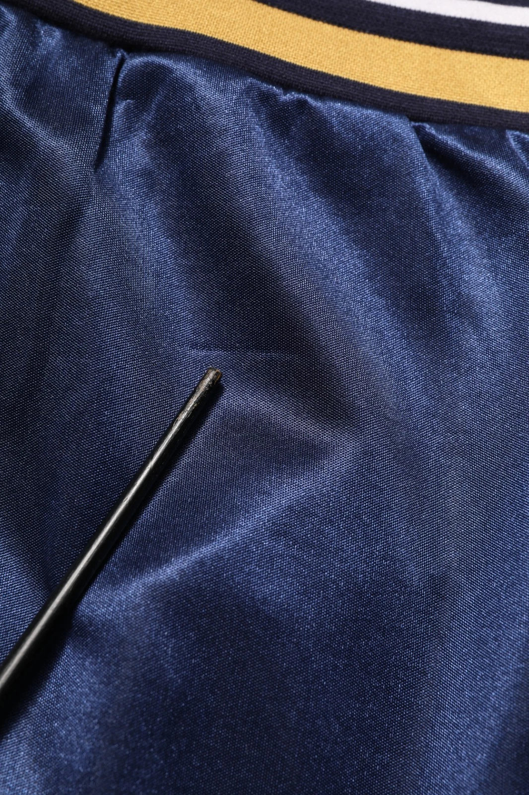 Pre-Owned Dolce & Gabbana Blue Nylon Jogger Mid Waist Trouser Pants