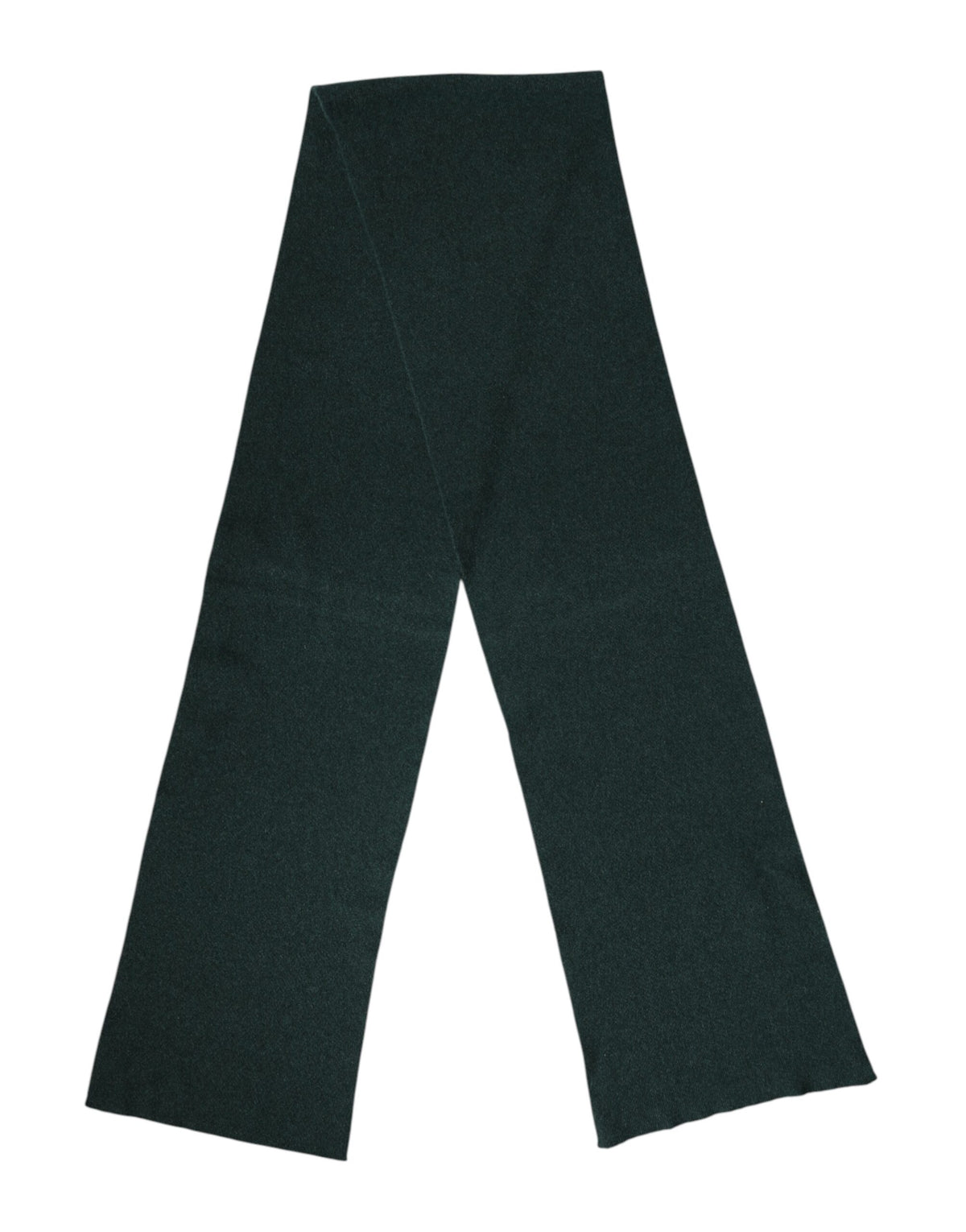 New Dolce & Gabbana Green Cashmere Knitted Neck Wrap Shawl Scarf