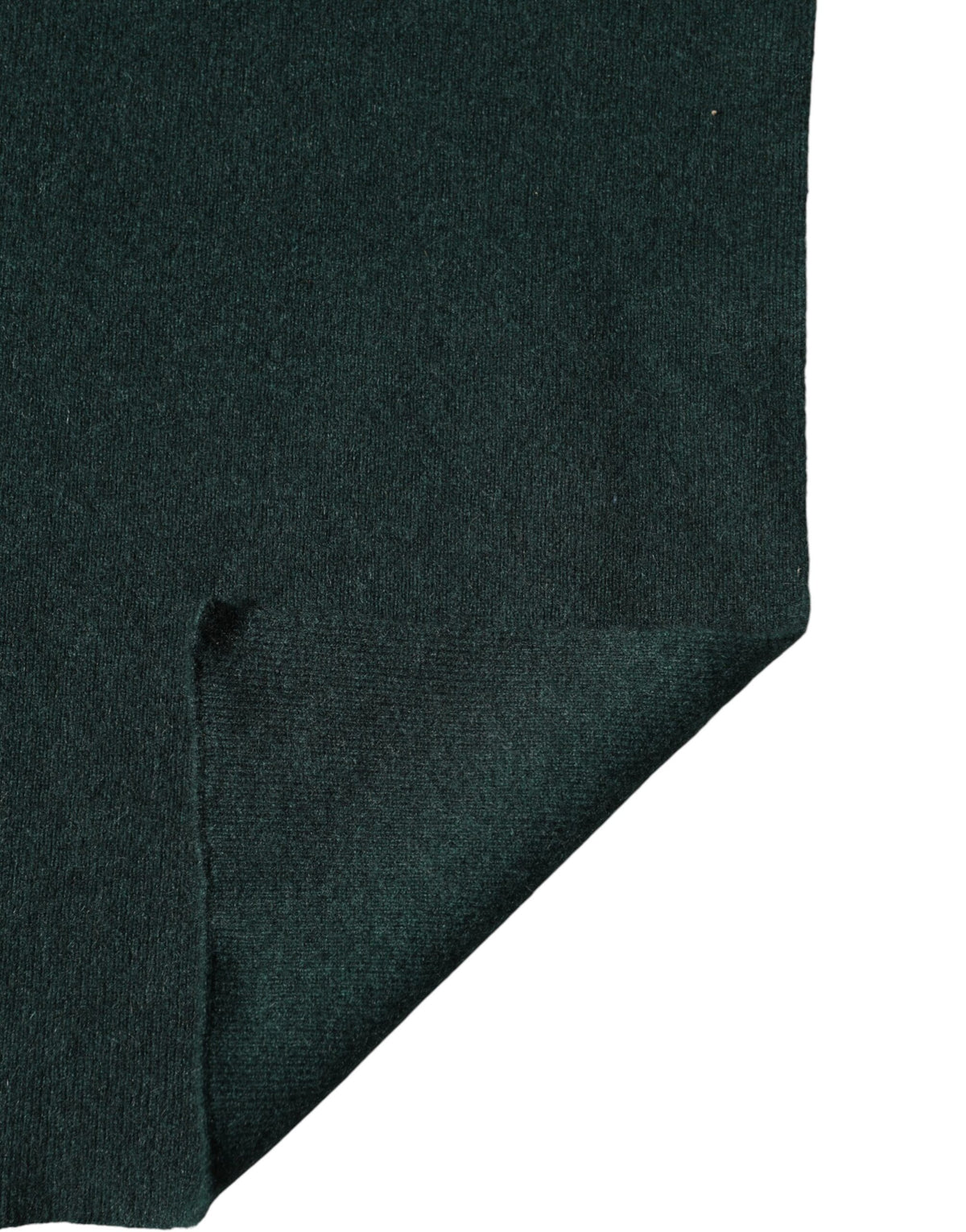 New Dolce & Gabbana Green Cashmere Knitted Neck Wrap Shawl Scarf