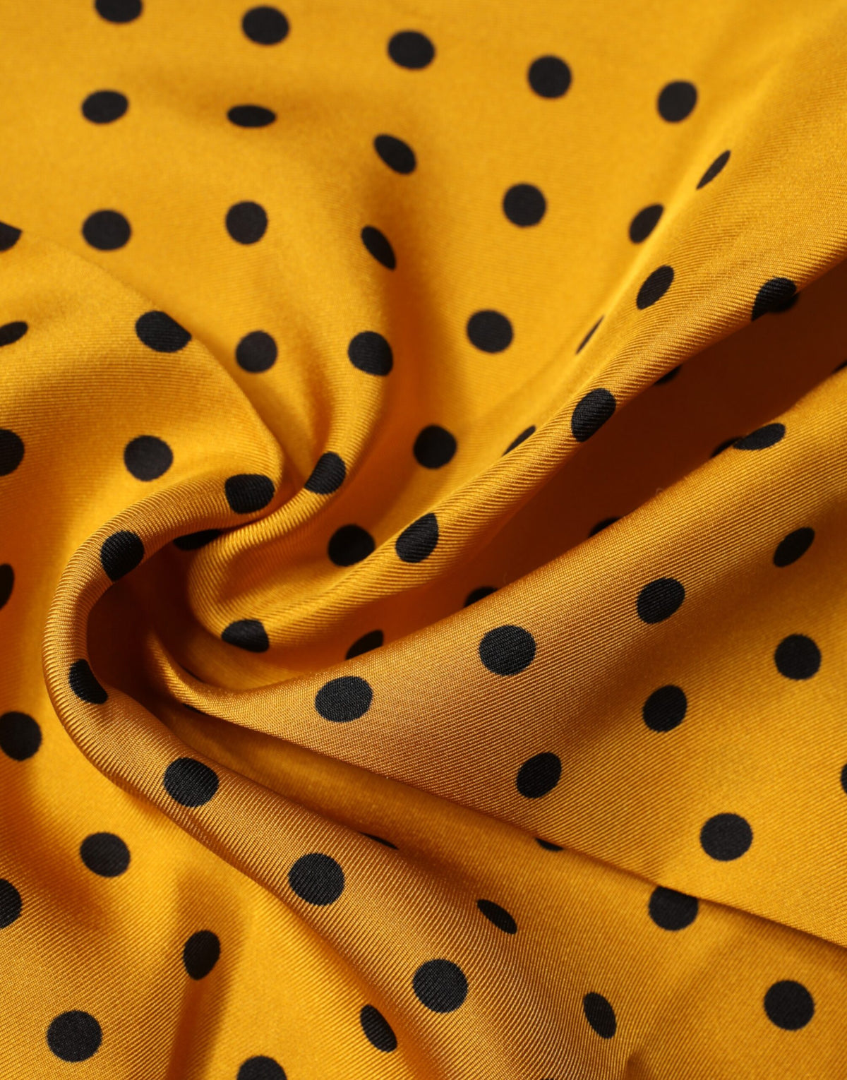 New Dolce & Gabbana Orange Polka Dot Square Handkerchief Scarf