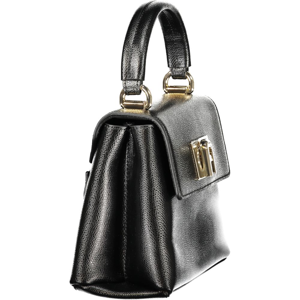 Furla Nero Leather Women Handbag
