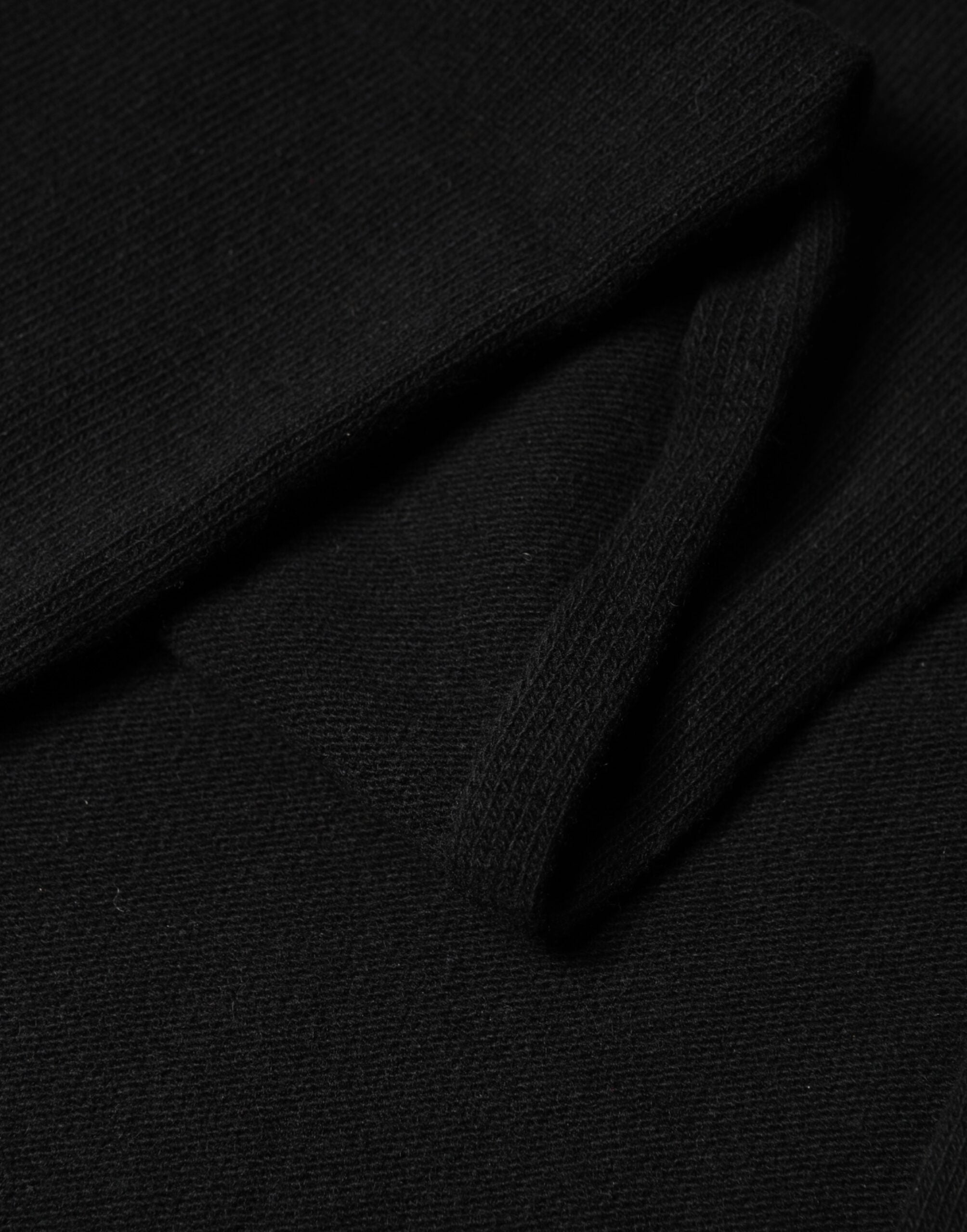 New Dolce & Gabbana Black Wool Knit Neck Wrap Shawl Men Scarf