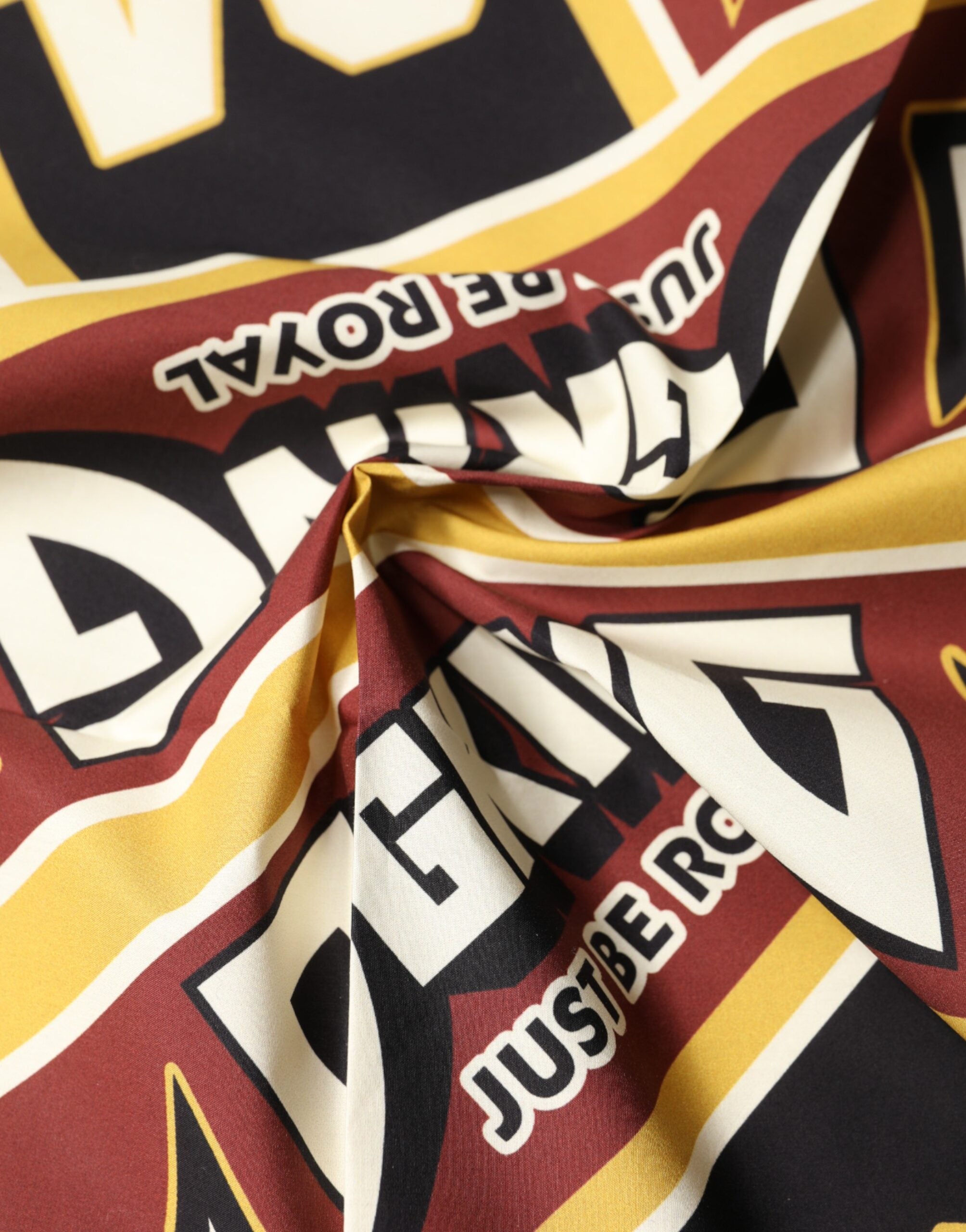 New Dolce & Gabbana DG King Square Foulard Men 50.5cm x 50cm Scarf