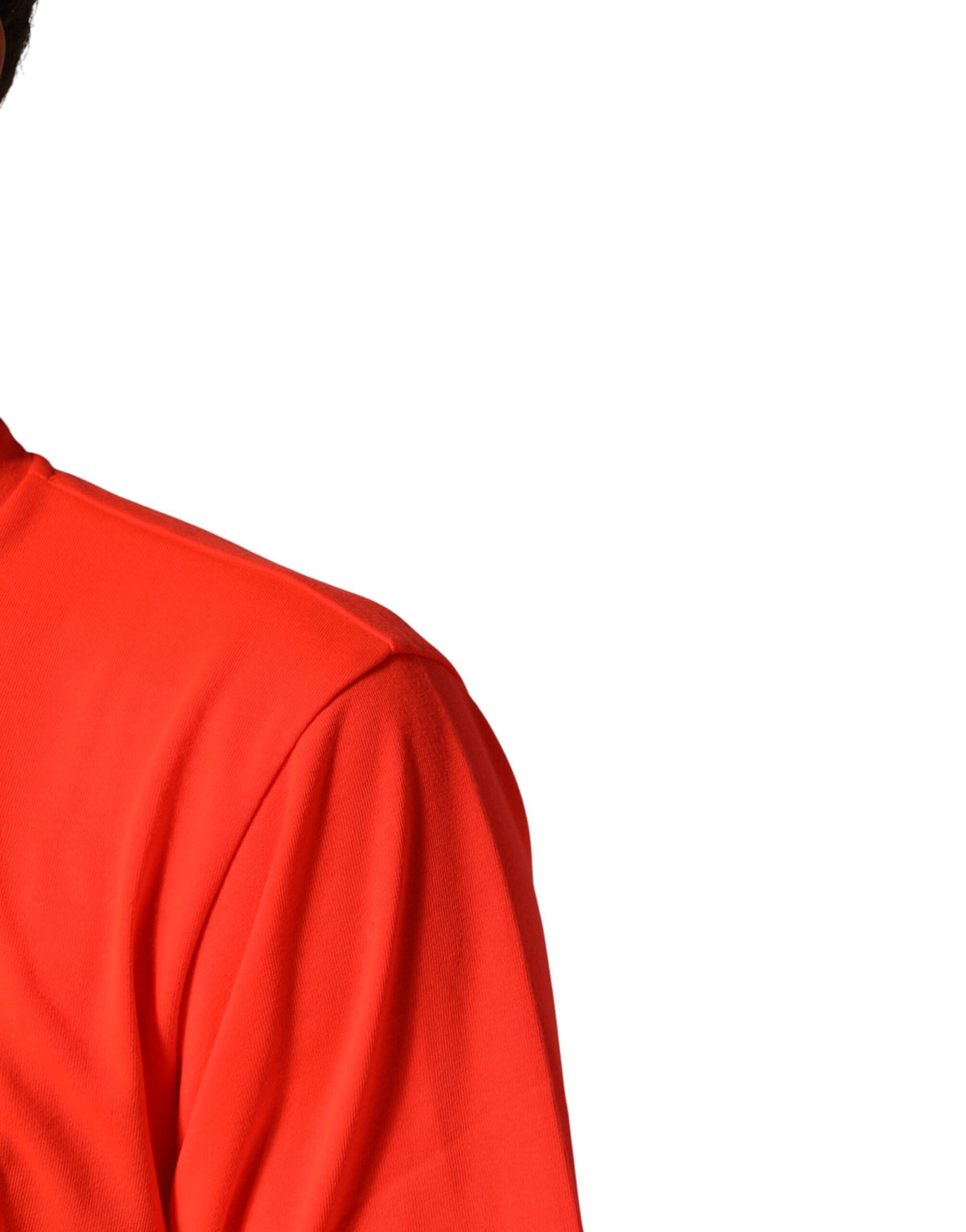 New Dolce & Gabbana Neon Orange Crew Neck Men T-shirt
