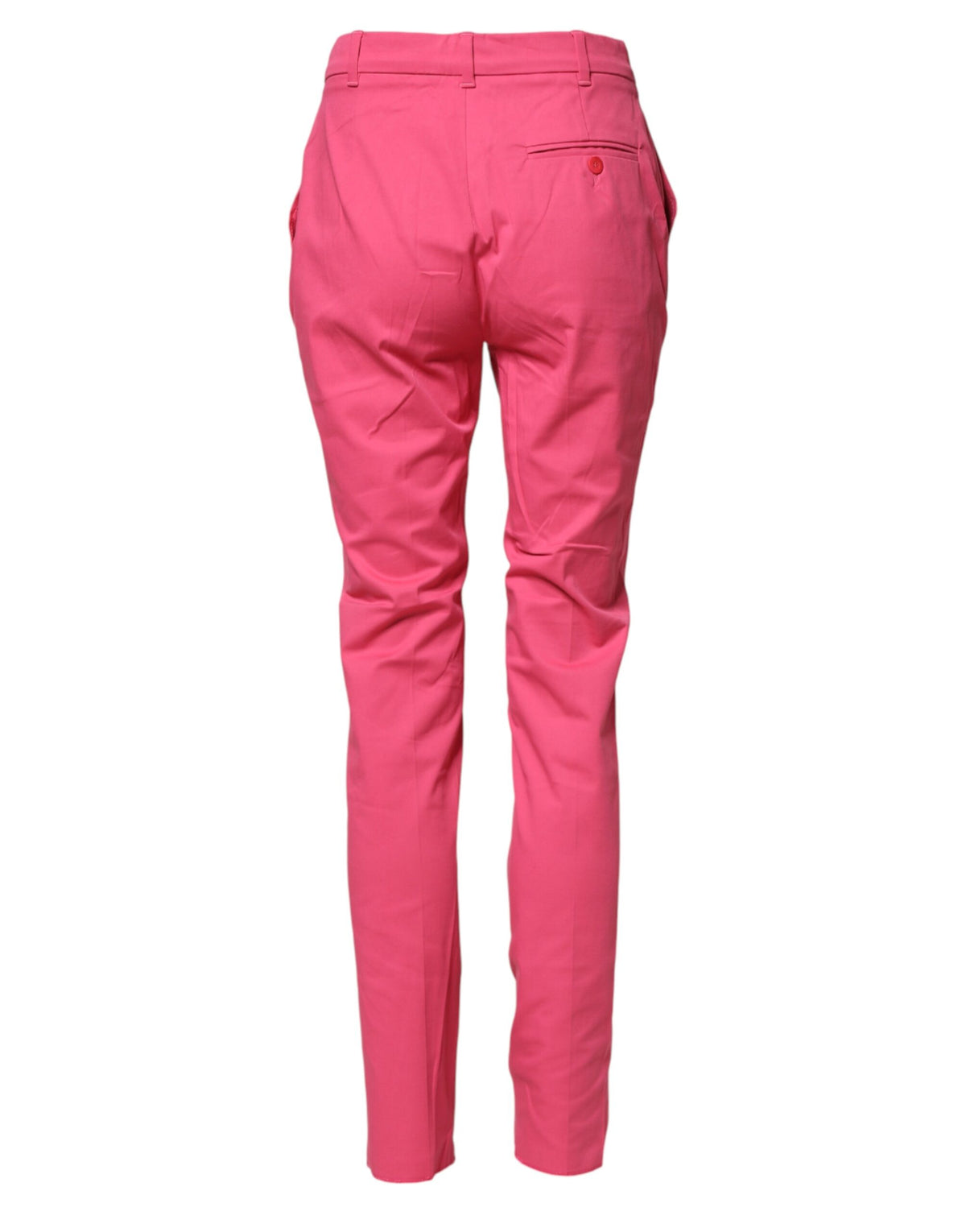 Max Mara Pink Skinny High Waist Chino Trouser Pants