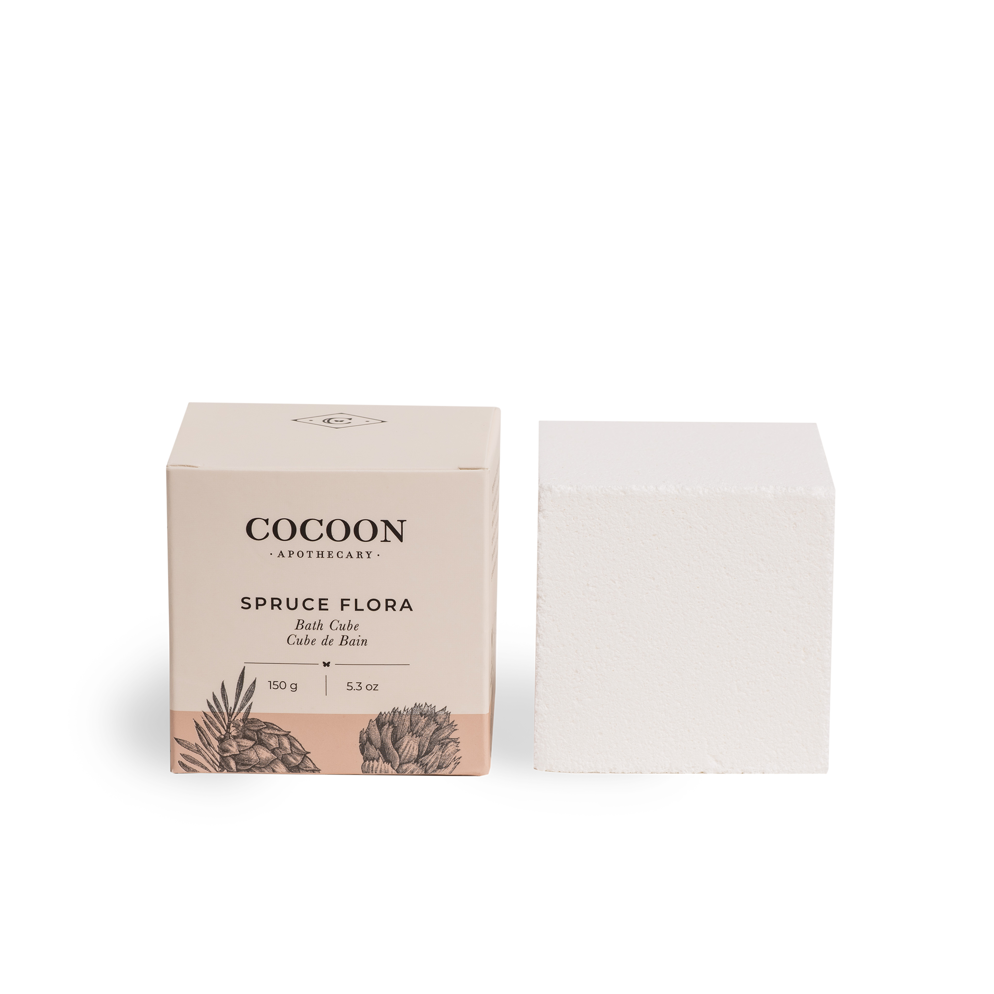 Spruce Flora Bath Cube