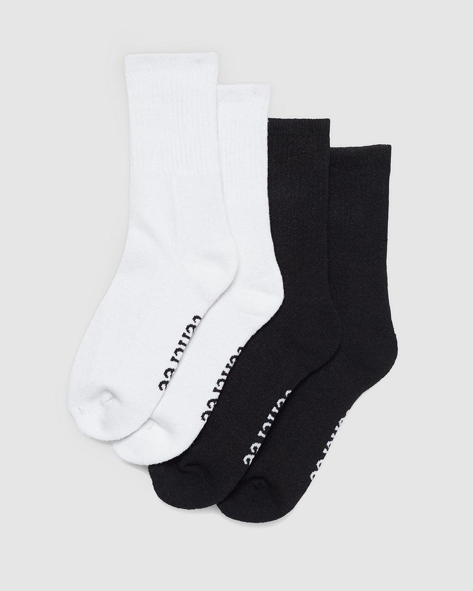 Black-2-Pack-Hemp-Blend-High-Sweat-Socks-TAU5865-1320_1_d7c92f93-5f3f-4310-8a14-bc0aa70c33ac - PreLoved & Luxe