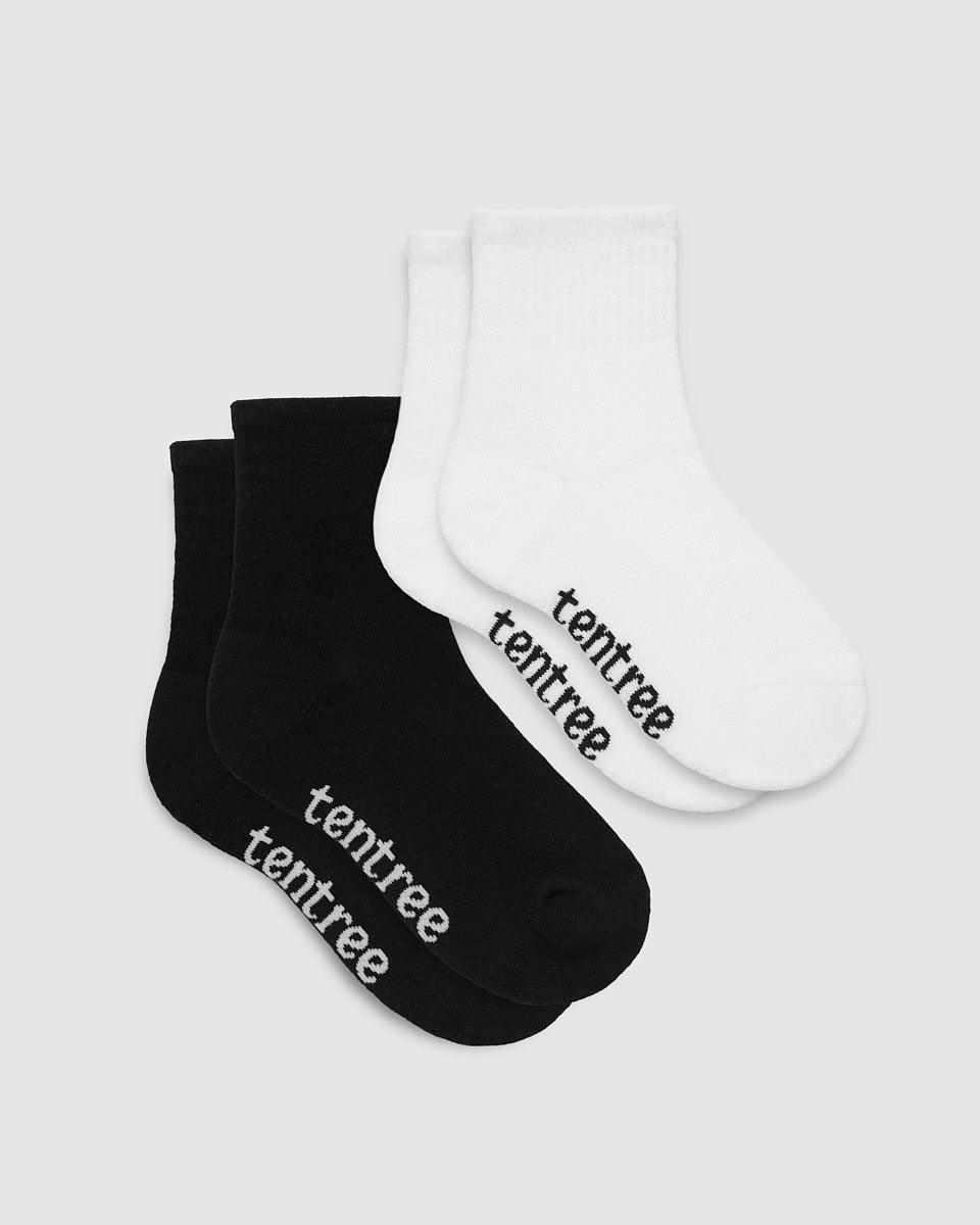 Black-2-Pack-Sports-Quarter-Ankle-Socks-TAU4294-1320_f0484636-007d-429f-9a07-8d7fd891e9b0 - PreLoved & Luxe