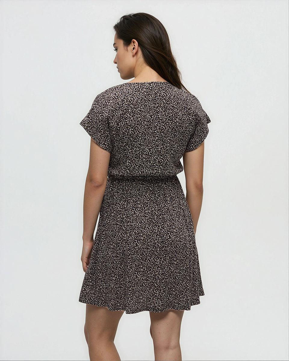 Black-EcoWoven-Crepe-Wrap-Front-Dress-TCW5704-6186_2 - PreLoved & Luxe