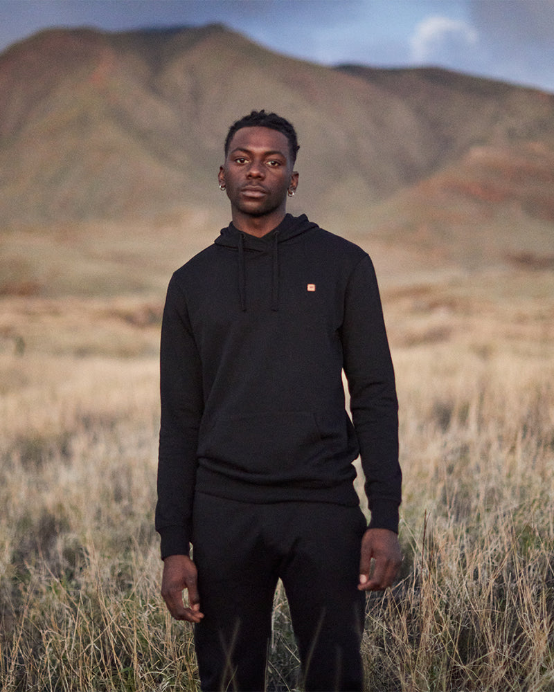 Black-Men_s-Eco-Friendly-Pullover-Hoodie_13 - PreLoved & Luxe