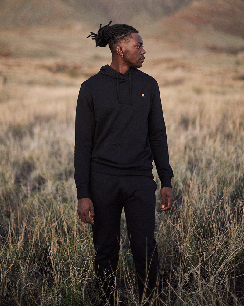 Black-Men_s-Eco-Friendly-Pullover-Hoodie_16 - PreLoved & Luxe