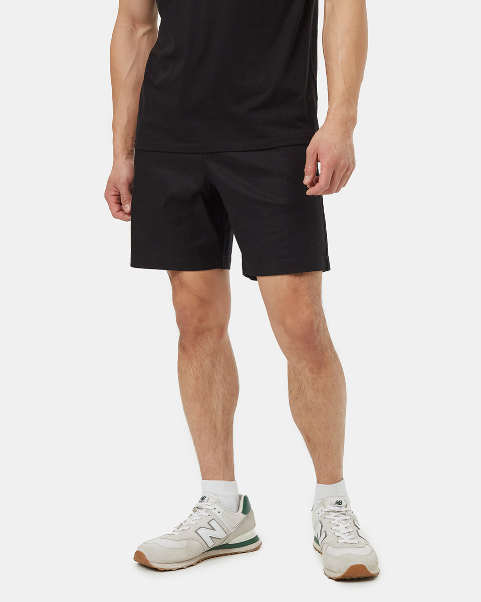 Black-Mens-Hemp-Mid-Rise-Shorts-TCM4240-0164_2 - PreLoved & Luxe