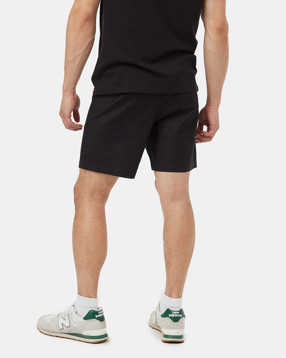 Black-Mens-Hemp-Mid-Rise-Shorts-TCM4240-0164_5 - PreLoved & Luxe