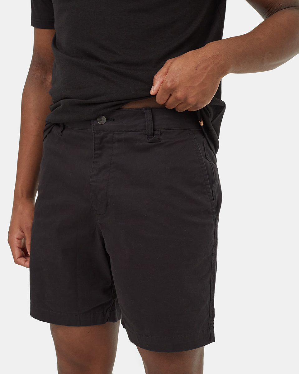 Black-Mens-Organic-Cotton-Twill-Shorts-TCM2899-0164_4 - PreLoved & Luxe